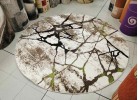 Тъкан килим MAGNOLIA 563 cream/green